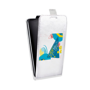 Дизайнерский вертикальный чехол-книжка для Huawei Honor Play Абстракции 3 (на заказ)