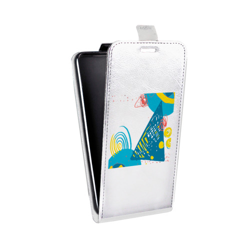 Дизайнерский вертикальный чехол-книжка для HTC One X10 Абстракции 3
