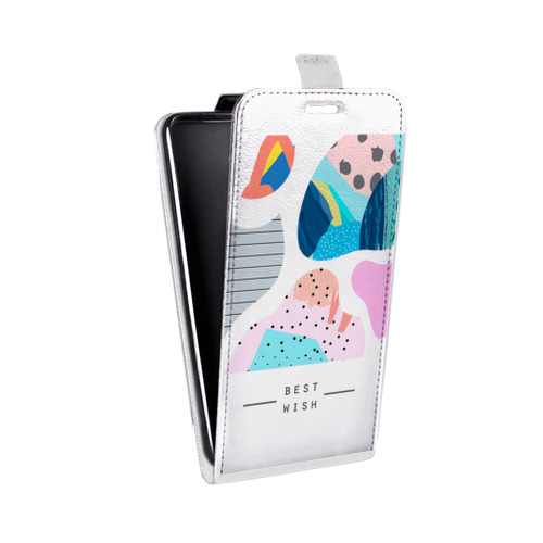 Дизайнерский вертикальный чехол-книжка для LG G4 Stylus Абстракции
