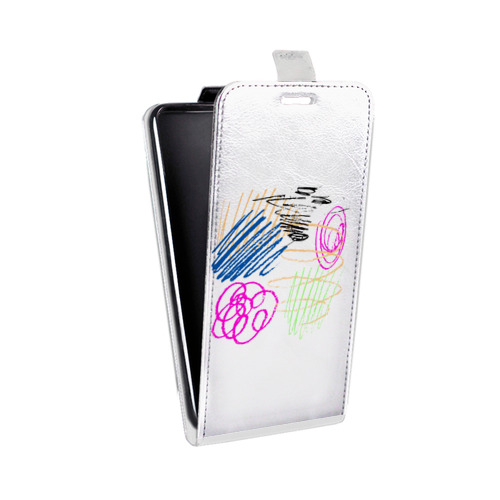 Дизайнерский вертикальный чехол-книжка для LG G3 (Dual-LTE) Абстракции