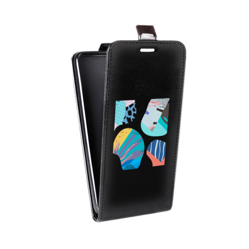 Дизайнерский вертикальный чехол-книжка для Xiaomi RedMi Note 5A Абстракции