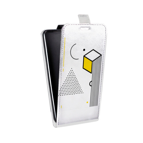 Дизайнерский вертикальный чехол-книжка для HTC Desire 400 Абстракции 1