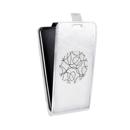 Дизайнерский вертикальный чехол-книжка для Iphone 12 Mini Абстракции 5
