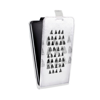 Дизайнерский вертикальный чехол-книжка для Huawei P20 Абстракции 2 (на заказ)