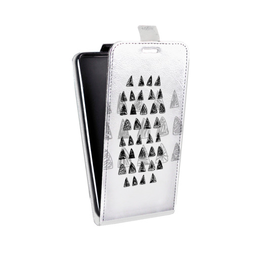 Дизайнерский вертикальный чехол-книжка для Asus ZenFone Live Абстракции 2
