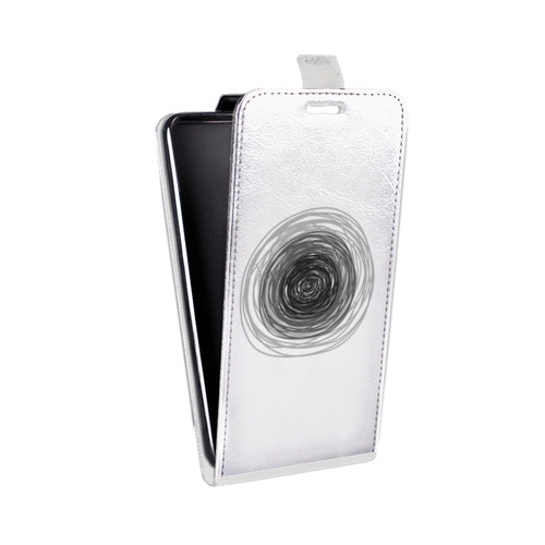 Дизайнерский вертикальный чехол-книжка для Huawei P30 Lite Абстракции 5