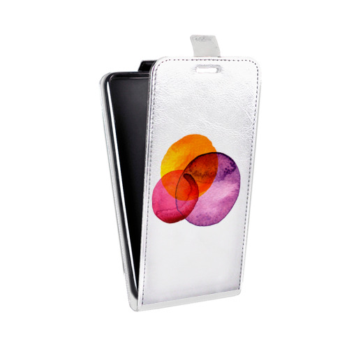 Дизайнерский вертикальный чехол-книжка для LG G7 Fit Абстракции