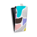Дизайнерский вертикальный чехол-книжка для Motorola Moto E5 Plus Абстракции