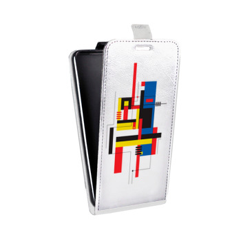 Дизайнерский вертикальный чехол-книжка для Samsung Galaxy J5 Абстракции 3 (на заказ)