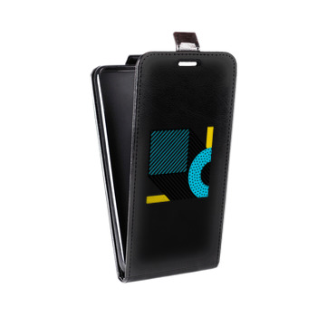 Дизайнерский вертикальный чехол-книжка для HTC One Mini Абстракции 3 (на заказ)