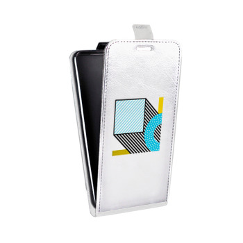 Дизайнерский вертикальный чехол-книжка для Huawei Honor 8 Абстракции 3 (на заказ)