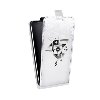 Дизайнерский вертикальный чехол-книжка для Samsung Galaxy S6 Edge Абстракции 3 (на заказ)