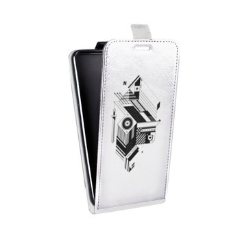 Дизайнерский вертикальный чехол-книжка для Iphone 7 Абстракции 3 (на заказ)