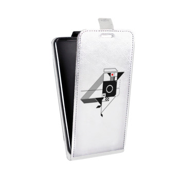 Дизайнерский вертикальный чехол-книжка для Huawei Honor 8X Абстракции 3 (на заказ)