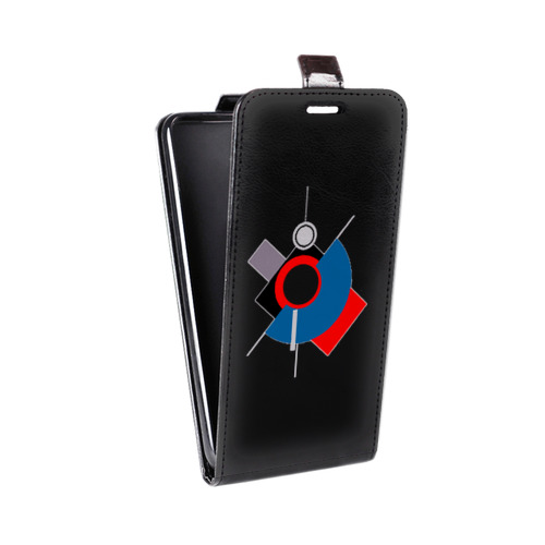 Дизайнерский вертикальный чехол-книжка для Motorola Moto G7 Play Абстракции 3