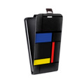 Дизайнерский вертикальный чехол-книжка для LG G7 Fit Абстракции 3