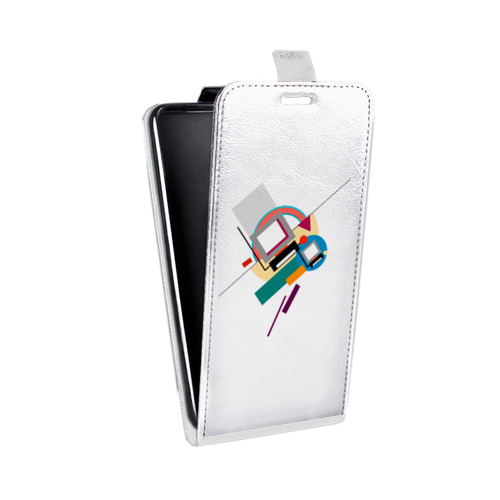 Дизайнерский вертикальный чехол-книжка для HTC U Ultra Абстракции