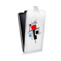 Дизайнерский вертикальный чехол-книжка для Iphone 12 Pro Абстракции 3