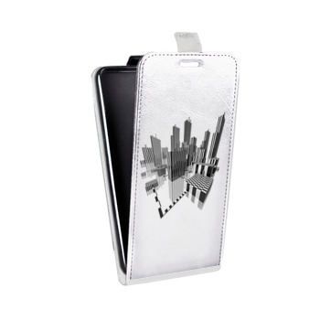 Дизайнерский вертикальный чехол-книжка для Samsung Galaxy S5 (Duos) Абстракции (на заказ)