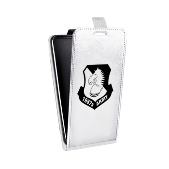 Дизайнерский вертикальный чехол-книжка для Asus ZenFone 3 Zoom Армия (на заказ)