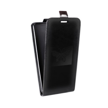 Дизайнерский вертикальный чехол-книжка для Asus ZenFone 3 Zoom прозрачные Бабочки  (на заказ)