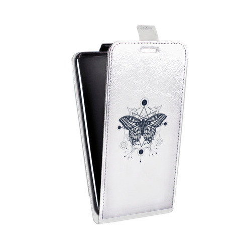 Дизайнерский вертикальный чехол-книжка для Xiaomi RedMi Pro прозрачные Бабочки 