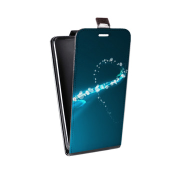 Дизайнерский вертикальный чехол-книжка для Samsung Galaxy S5 (Duos) Абстракции Сияние (на заказ)