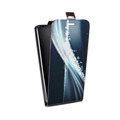 Дизайнерский вертикальный чехол-книжка для LG G4 Stylus Абстракции Сияние