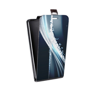 Дизайнерский вертикальный чехол-книжка для Samsung Galaxy S5 (Duos) Абстракции Сияние (на заказ)