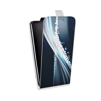 Дизайнерский вертикальный чехол-книжка для Huawei Honor 9X Lite Абстракции Сияние (на заказ)