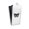 Дизайнерский вертикальный чехол-книжка для ASUS ZenFone Max прозрачные Бабочки 