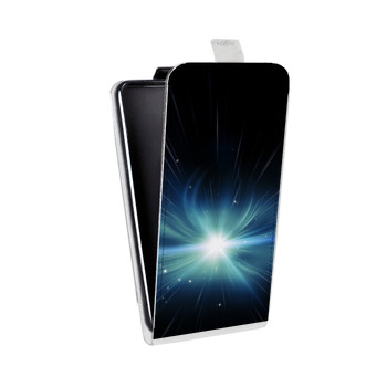 Дизайнерский вертикальный чехол-книжка для Samsung Galaxy J4 Абстракции Сияние (на заказ)