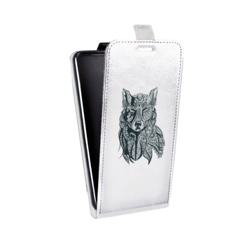 Дизайнерский вертикальный чехол-книжка для Sony Xperia SP Волки (на заказ)
