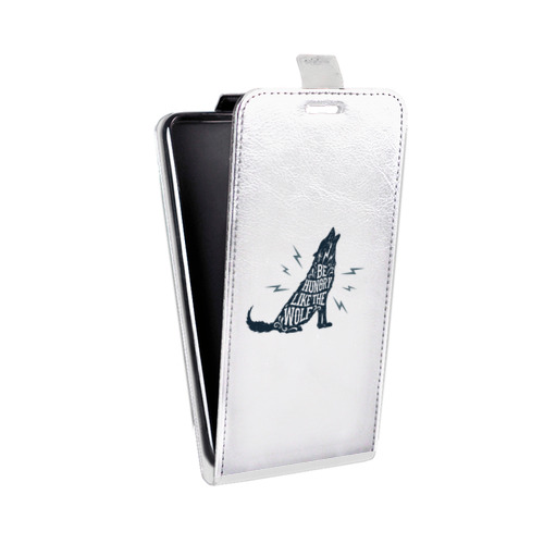 Дизайнерский вертикальный чехол-книжка для Huawei Mate 10 Волки