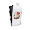 Дизайнерский вертикальный чехол-книжка для HTC Desire 601 Прозрачные знаки зодиака