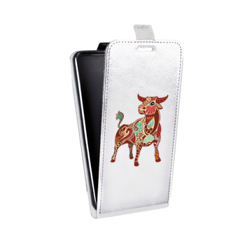 Дизайнерский вертикальный чехол-книжка для Xiaomi RedMi Note 4 Прозрачные знаки зодиака (на заказ)