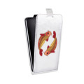 Дизайнерский вертикальный чехол-книжка для Sony Xperia X Compact Прозрачные знаки зодиака