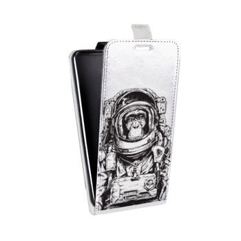 Дизайнерский вертикальный чехол-книжка для Iphone 7 Plus / 8 Plus Прозрачный космос (на заказ)