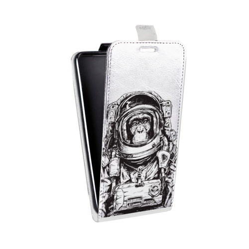 Дизайнерский вертикальный чехол-книжка для ASUS ZenFone 3 Max ZC553KL Прозрачный космос