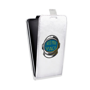 Дизайнерский вертикальный чехол-книжка для Iphone 7 Plus / 8 Plus Прозрачный космос (на заказ)