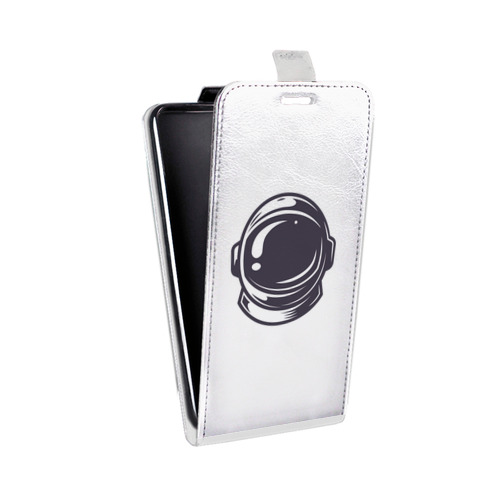 Дизайнерский вертикальный чехол-книжка для Realme C11 Прозрачный космос