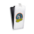 Дизайнерский вертикальный чехол-книжка для ASUS ZenFone 5 Lite Прозрачный космос
