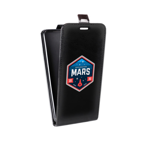 Дизайнерский вертикальный чехол-книжка для LG Optimus G2 mini Прозрачный космос