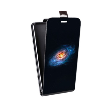Дизайнерский вертикальный чехол-книжка для Iphone 7 Галактика (на заказ)
