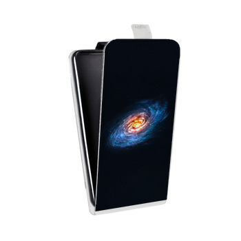 Дизайнерский вертикальный чехол-книжка для HTC U12 Plus Галактика (на заказ)