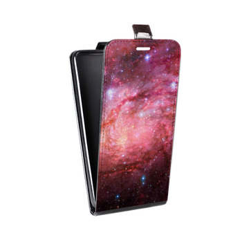 Дизайнерский вертикальный чехол-книжка для Iphone 7 Галактика (на заказ)