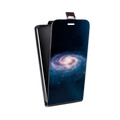 Дизайнерский вертикальный чехол-книжка для Samsung Galaxy A8 Галактика