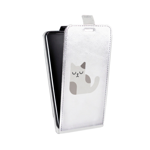 Дизайнерский вертикальный чехол-книжка для Asus ZenFone 3 Deluxe Прозрачные кошки