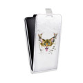Дизайнерский вертикальный чехол-книжка для HTC One A9S Прозрачные кошки