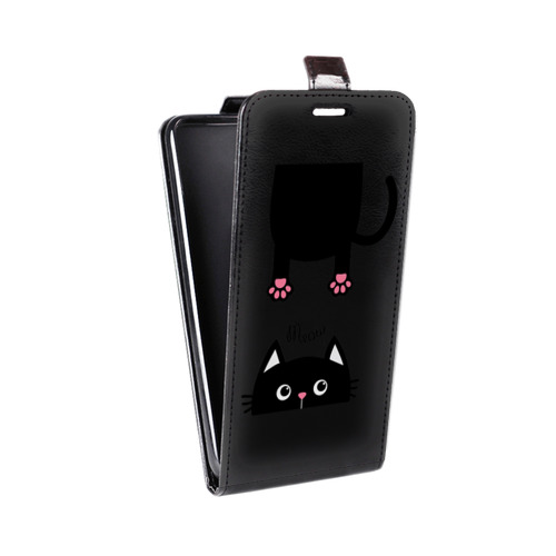 Дизайнерский вертикальный чехол-книжка для LG Optimus G2 mini Прозрачные кошки